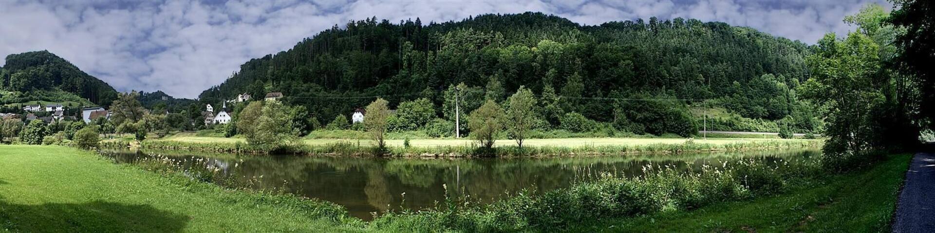 Panorama Neckar - Talhausen