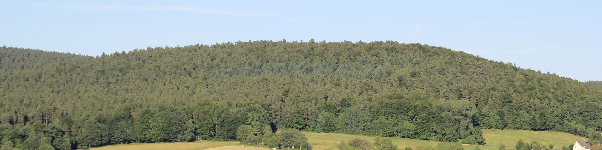 Der Herzberg von Huckelheim gesehen