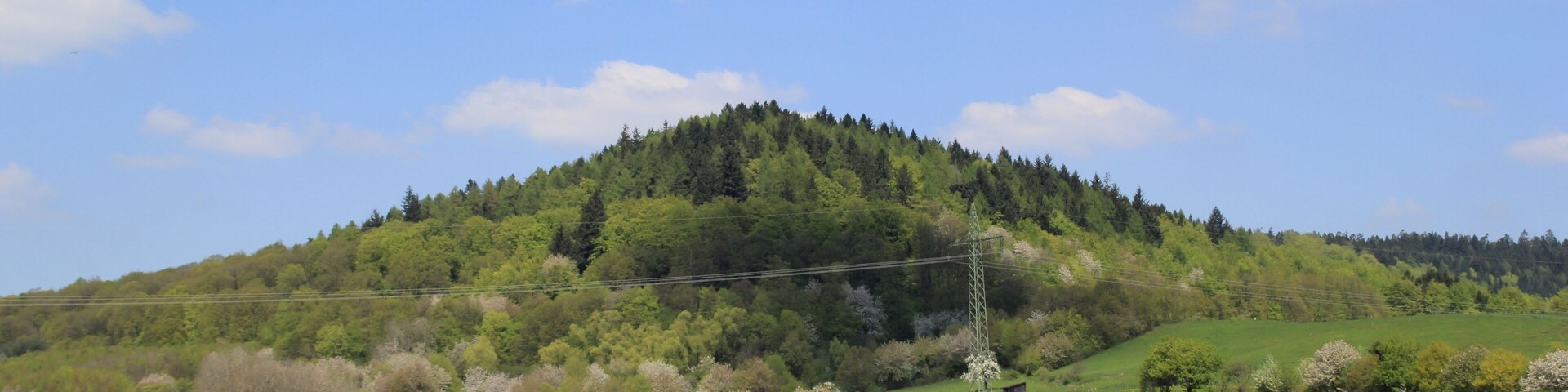 Der Hohe Berg im Spessart bei Westerngrund in Bayern