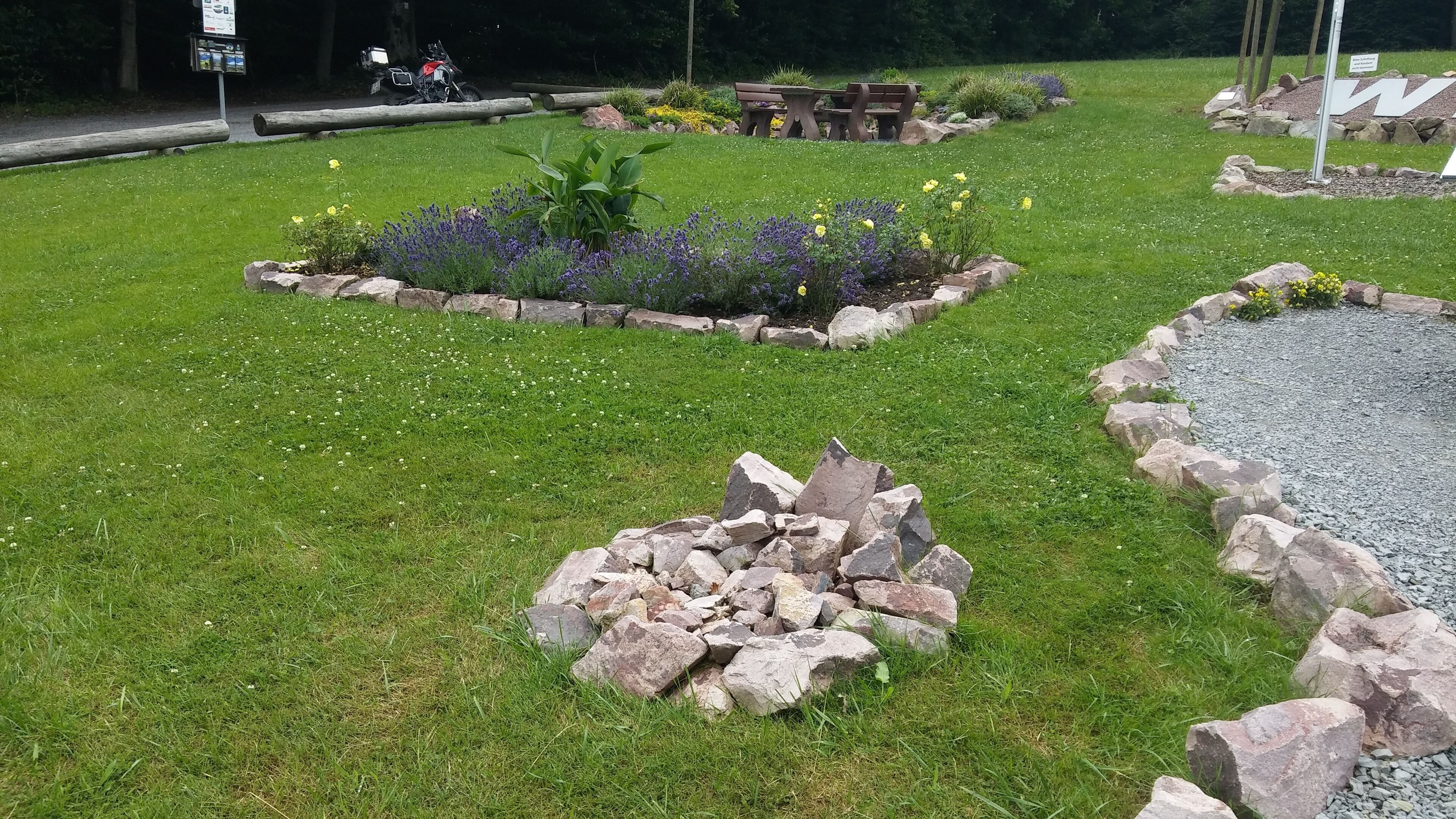 Übersichtsfoto des Europäischen Mittelpunktes vor Brexit