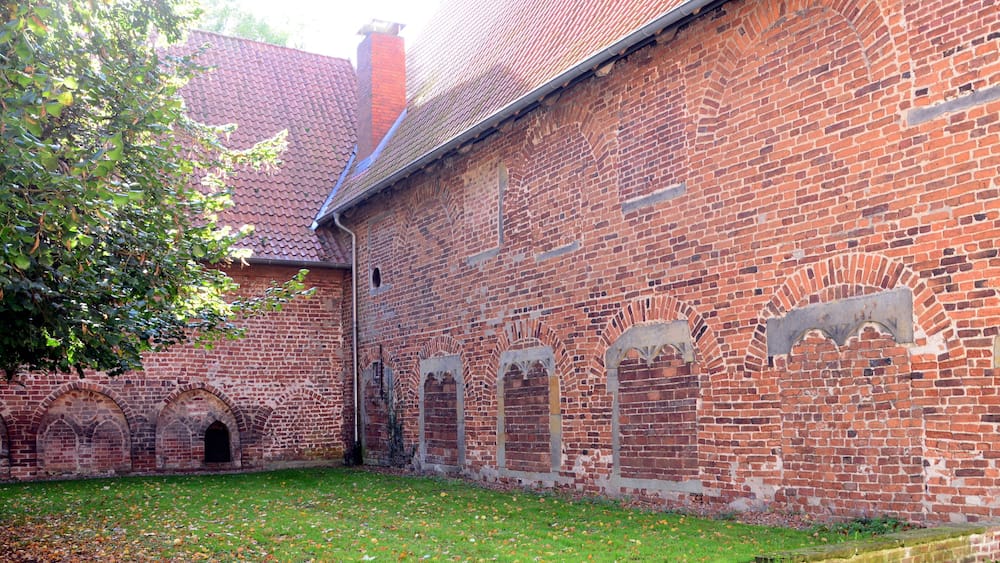 Historical Monastery in the Village Schinna, Lower Saxony