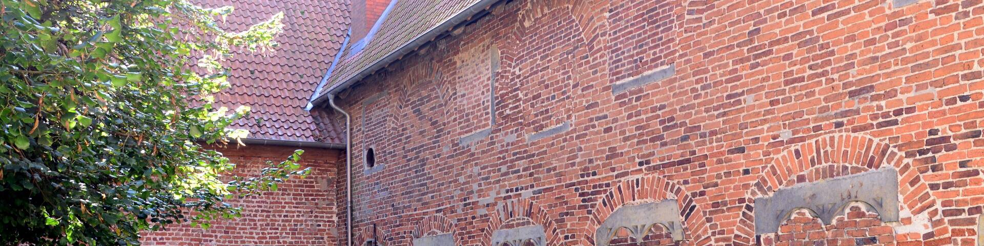 Historical Monastery in the Village Schinna, Lower Saxony