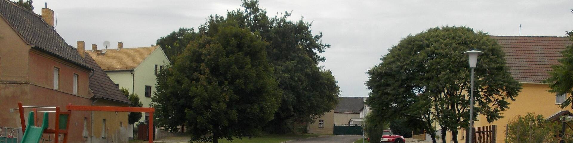 Upper village in Ochelmitz (Jesewitz, Nordsachsen district, Saxony)