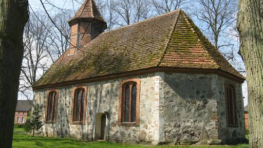 Church in Herzfeld, district Ludwigslust-Parchim, Mecklenburg-Vorpommern, Germany