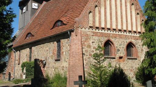 Church in Suckow in Mecklenburg-Western Pomerania, Germany
