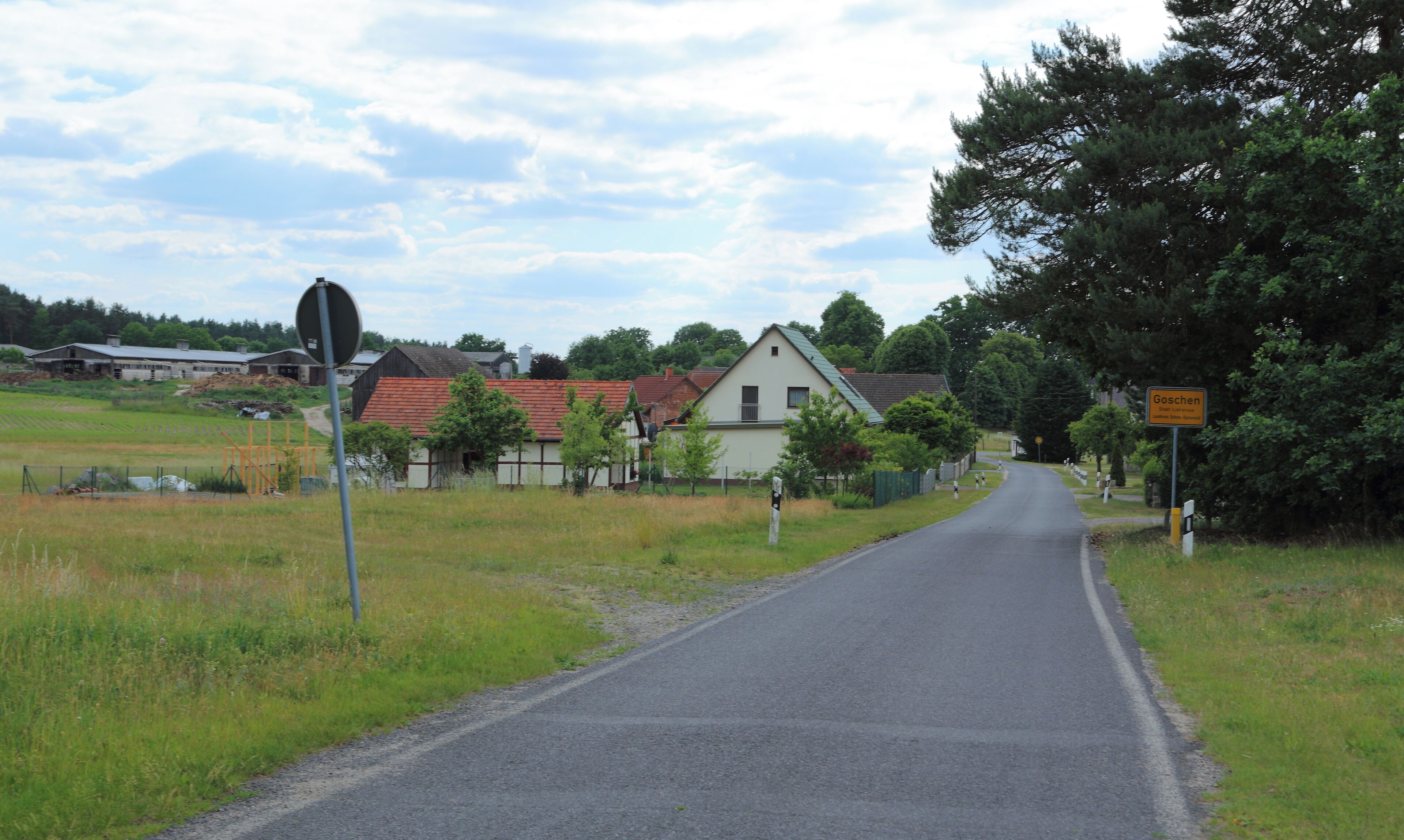 At Goschen, district of Lieberose, Landkreis Dahme-Spreewald, Brandenburg, Germany.