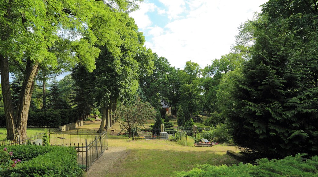 Cemetery of Lieberose, Landkreis Dahme-Spreewald, Brandenburg, Germany.