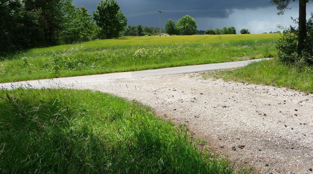 die Hu kurz vor einem Wolkenbruch