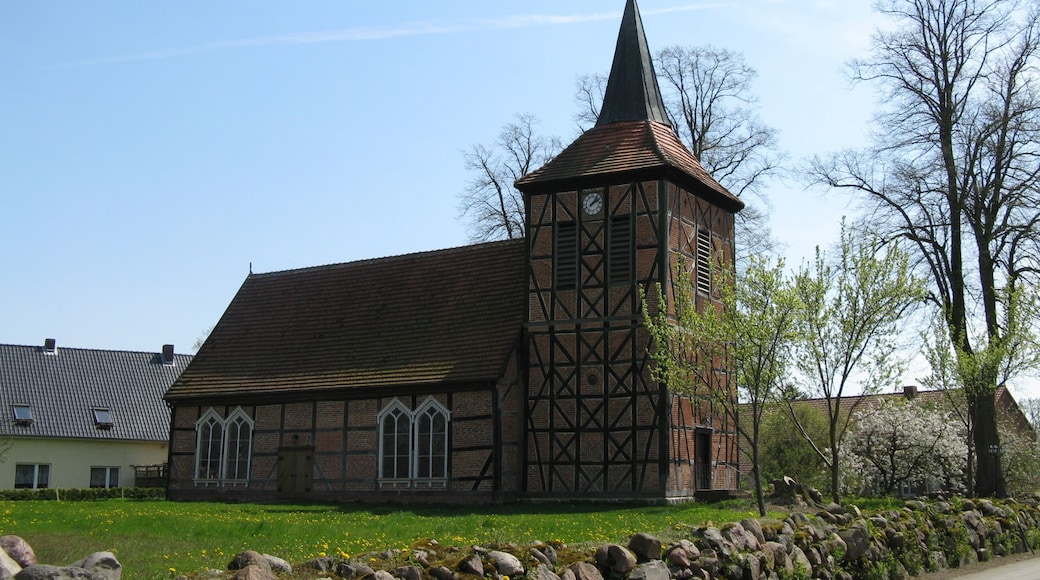 Church in Brunow, Mecklenburg, Germany