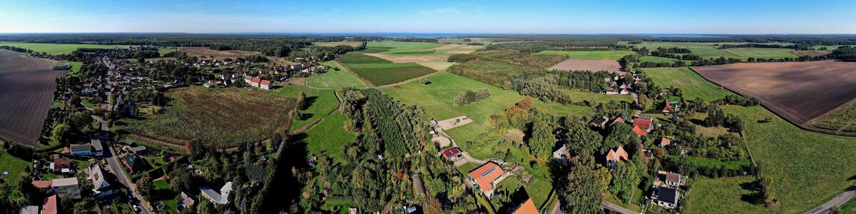 Luckow, 180°-Panorama