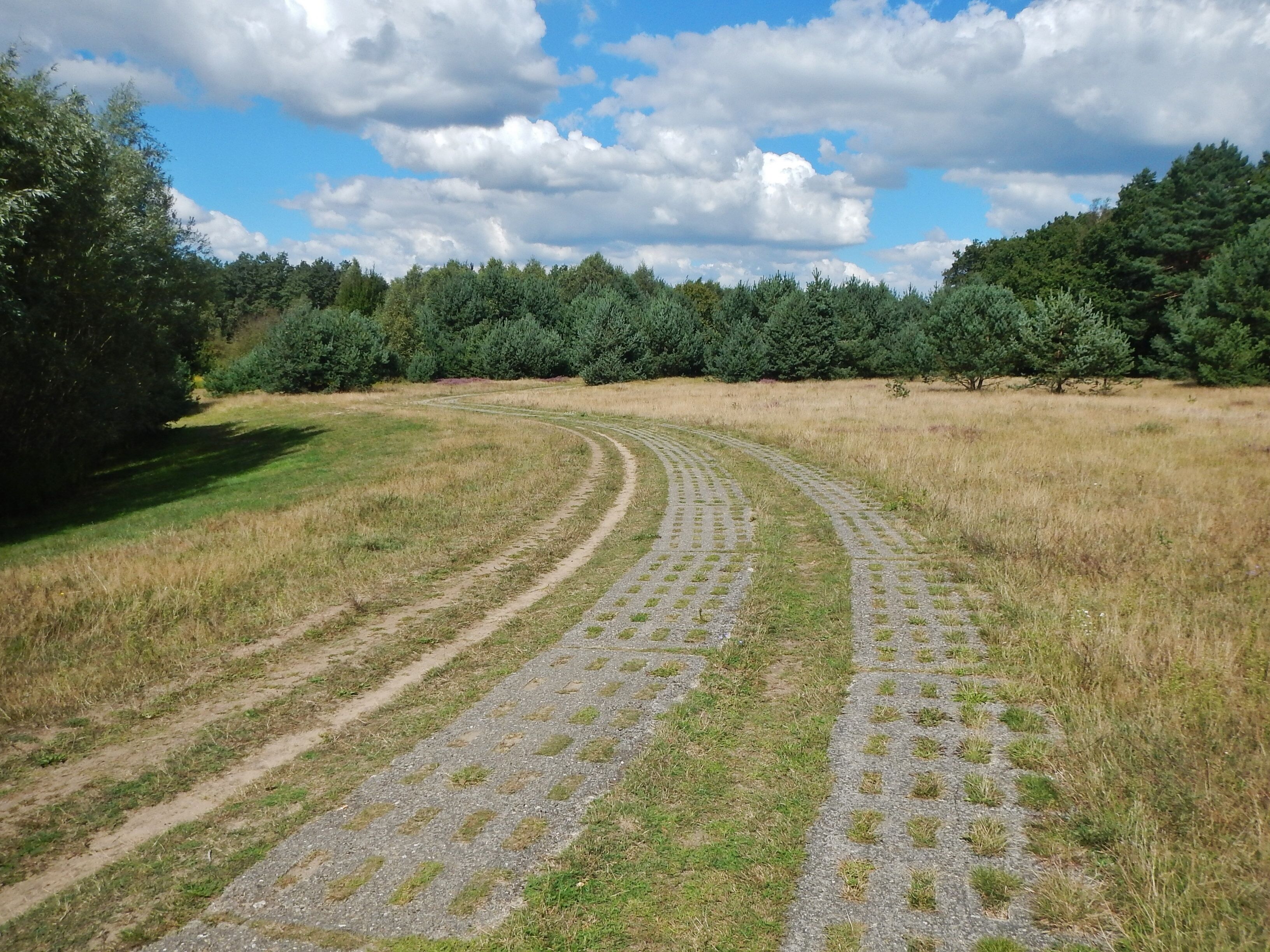 Kolonnenweg an der ehemaligen innerdeutsche Grenze bei Menzendorf