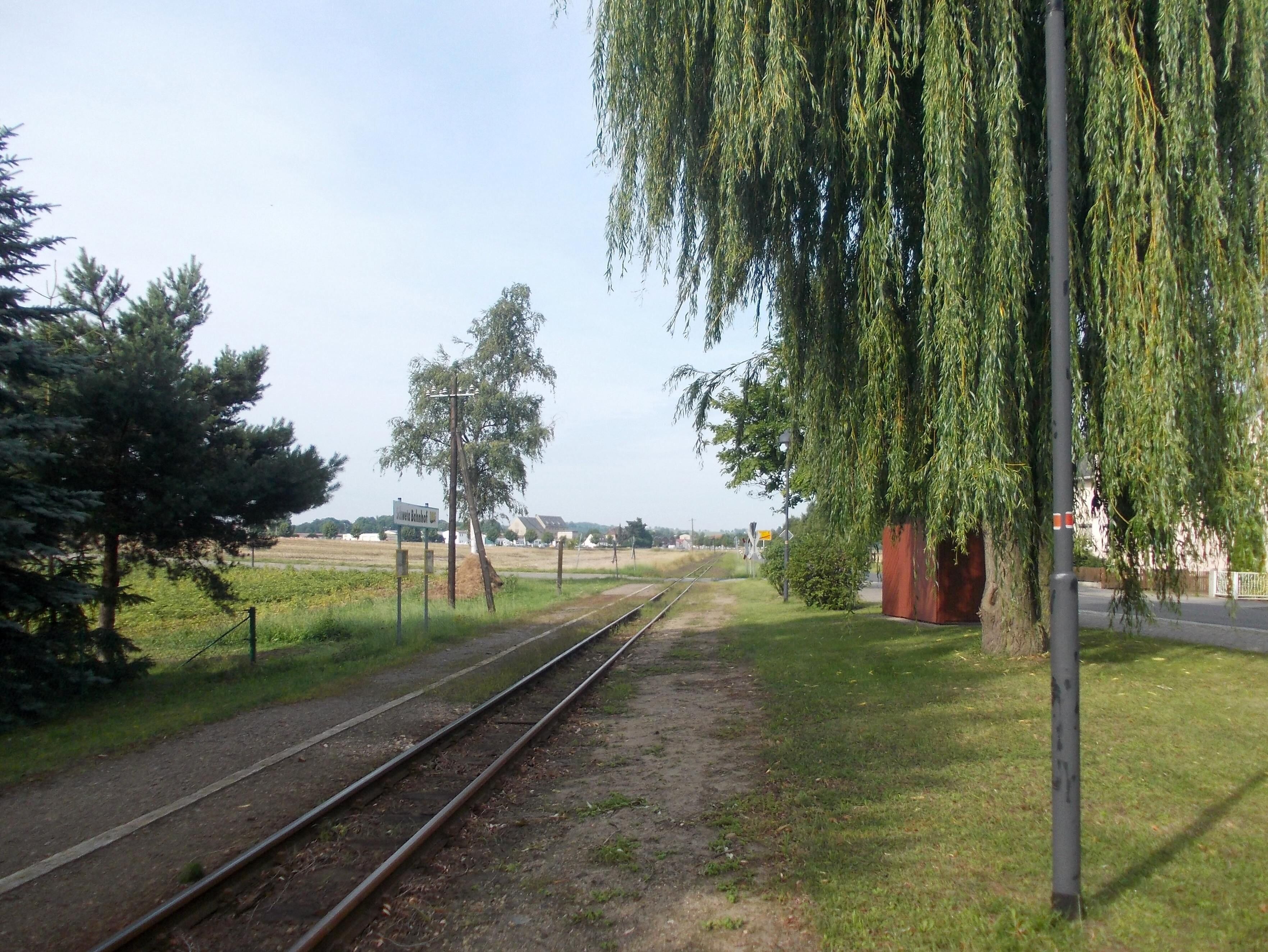 Schweta Bahnhof train station (Mügeln, Nordsachsen district, Saxony)