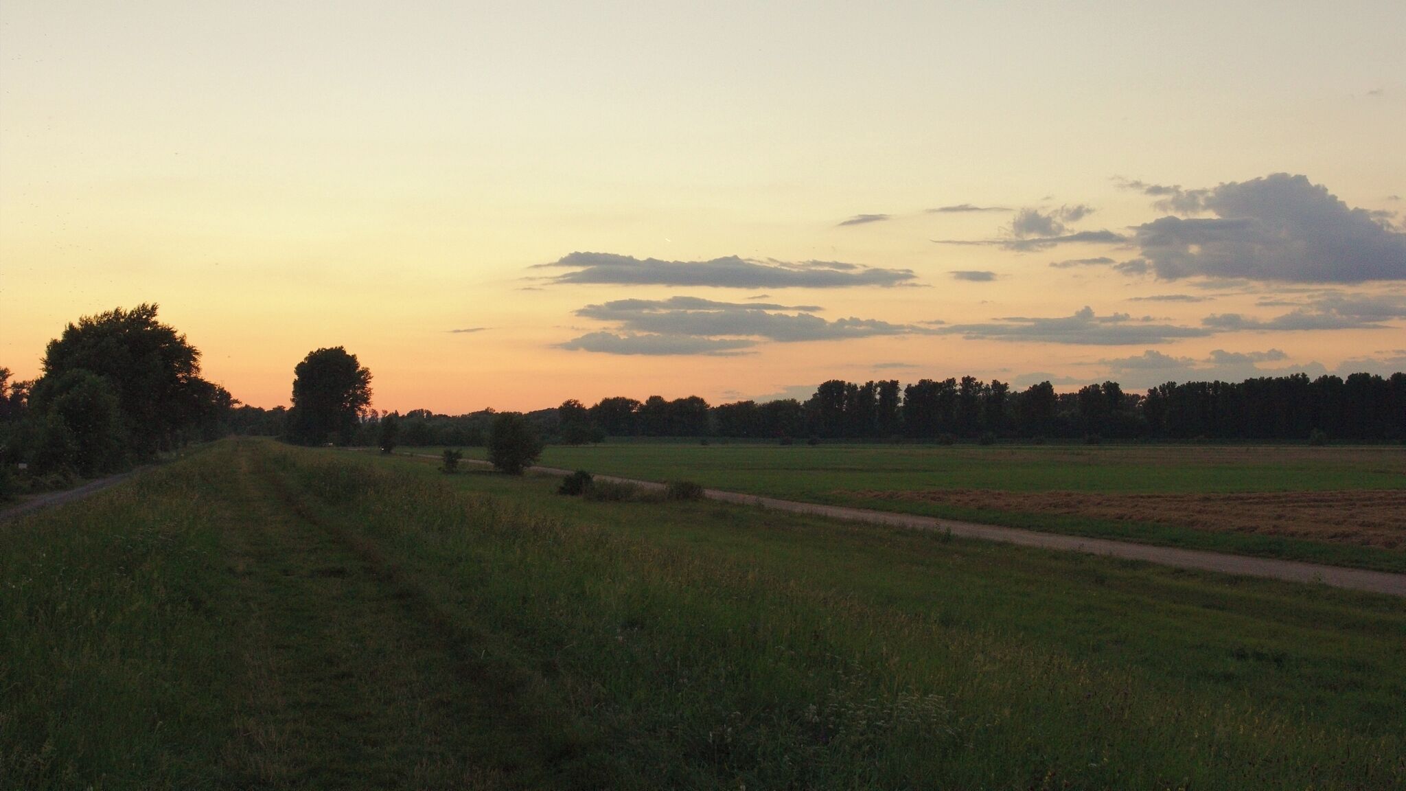 Sunset over the Koller isle