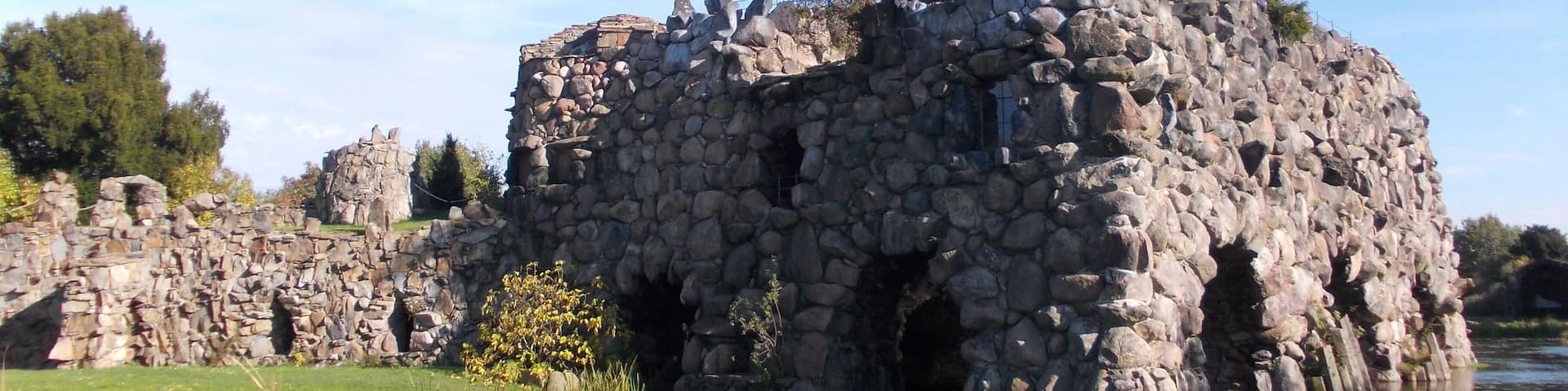 Stein island in the gardens of Wörlitz