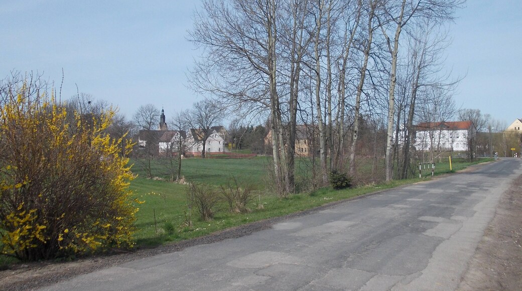 Grossmecka (Nobitz, Altenburger Land district, Thuringia) from the south-east