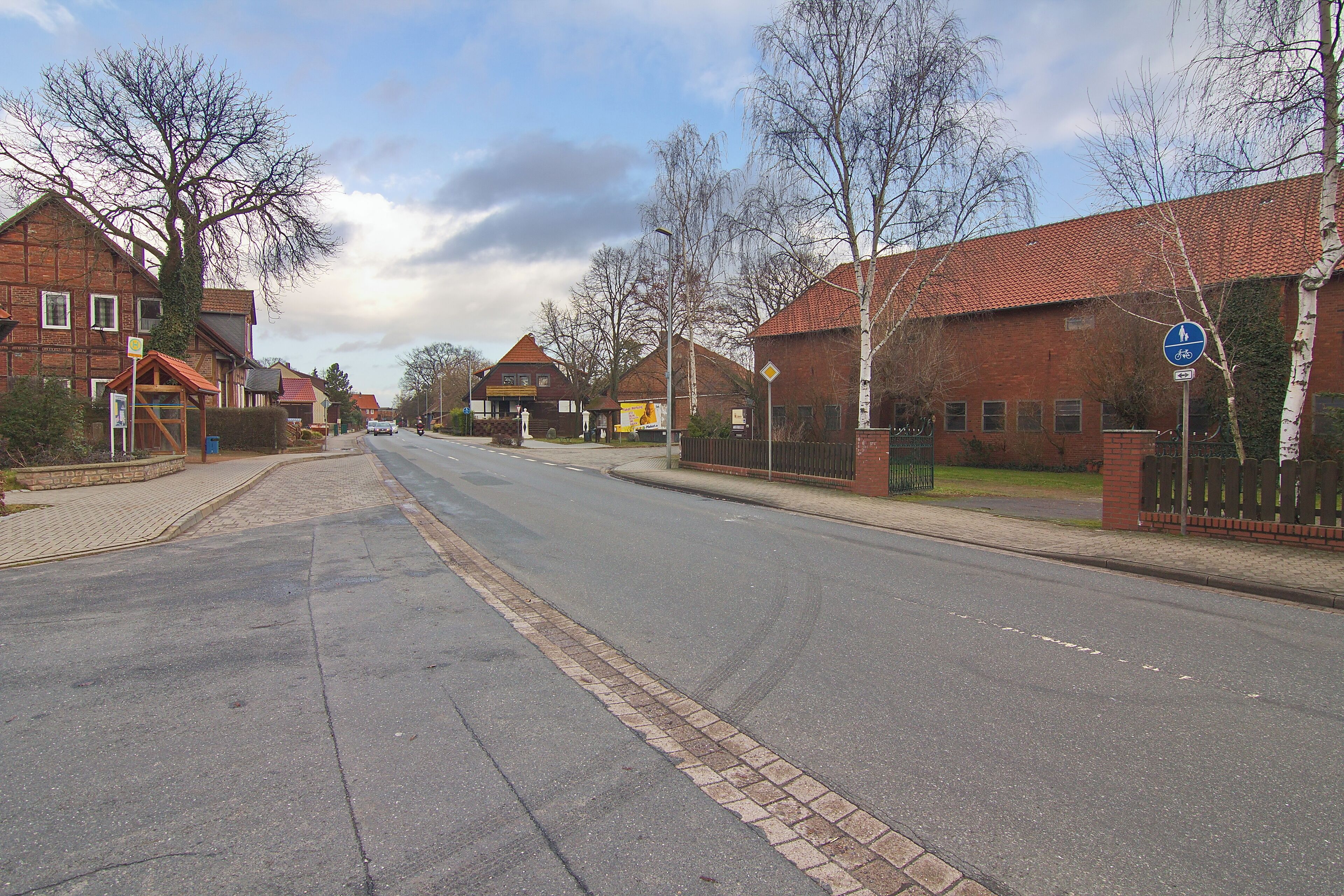 Ortsblick in Oelerse (Edemissen), Niedersachsen, Deutschland