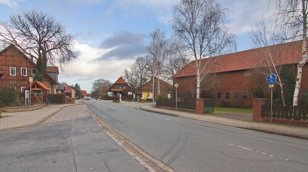 Ortsblick in Oelerse (Edemissen), Niedersachsen, Deutschland