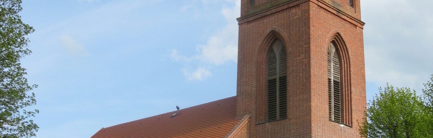 Church in Eldena, district Ludwigslust-Parchim, Mecklenburg-Vorpommern, Germany