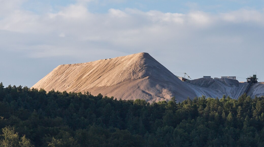 monte kali salt mountain heringen germany