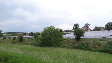 Photovoltaic power station in RoĂleben, Thuringia, Germany