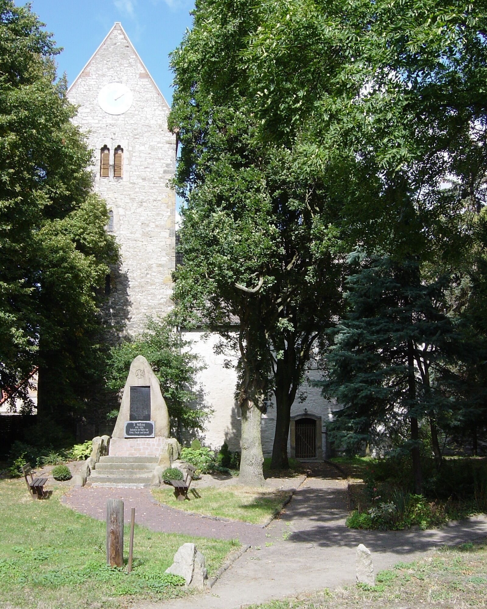 Protestant church in Uhrsleben, Germany