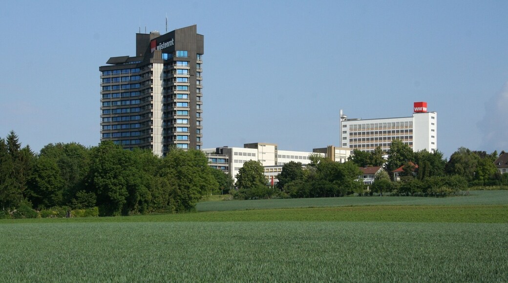 Building of the Wüstenrot holding company in Ludwigsburg, administrative district Ludwigsburg, Baden-Wurttemberg, Germany.