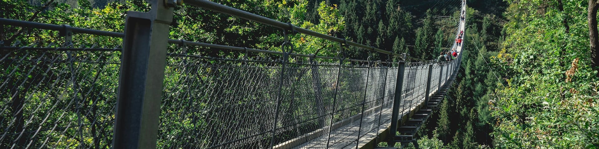 Nice suspension bridge, very populair.