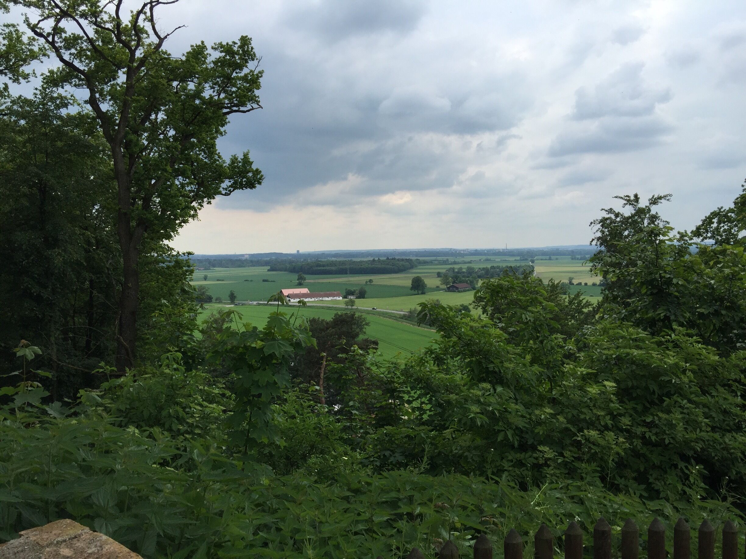 View from castle Scherneck.