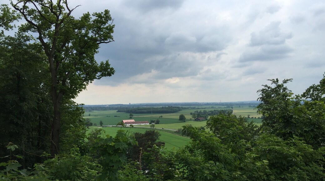 View from castle Scherneck.