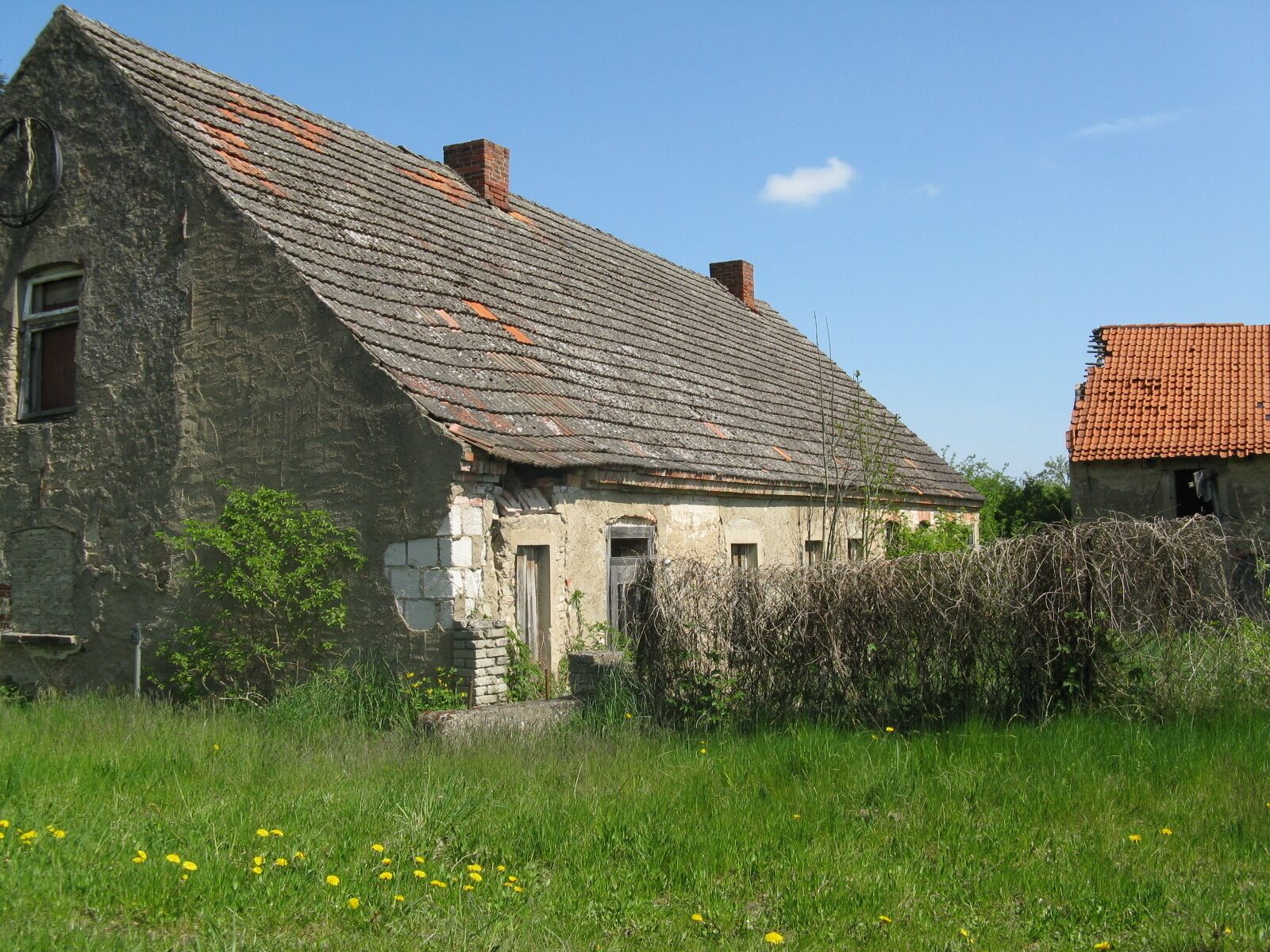 Signs of population decline in Klein Pankow, Mecklenburg-Vorpommern, Germany