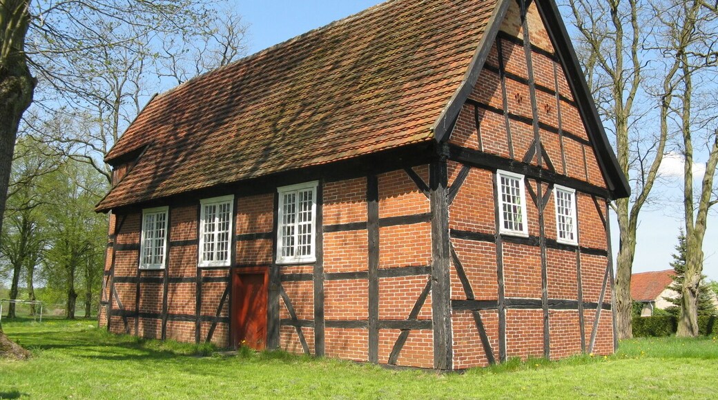 Church in Klein Pankow, Mecklenburg-Vorpommern, Germany