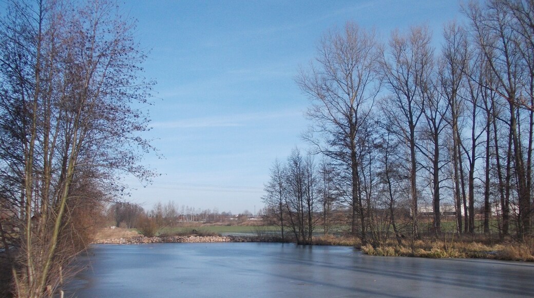 Former open-air swimming-pool near Gössnitz (district: Altenburger Land, Thuringia)