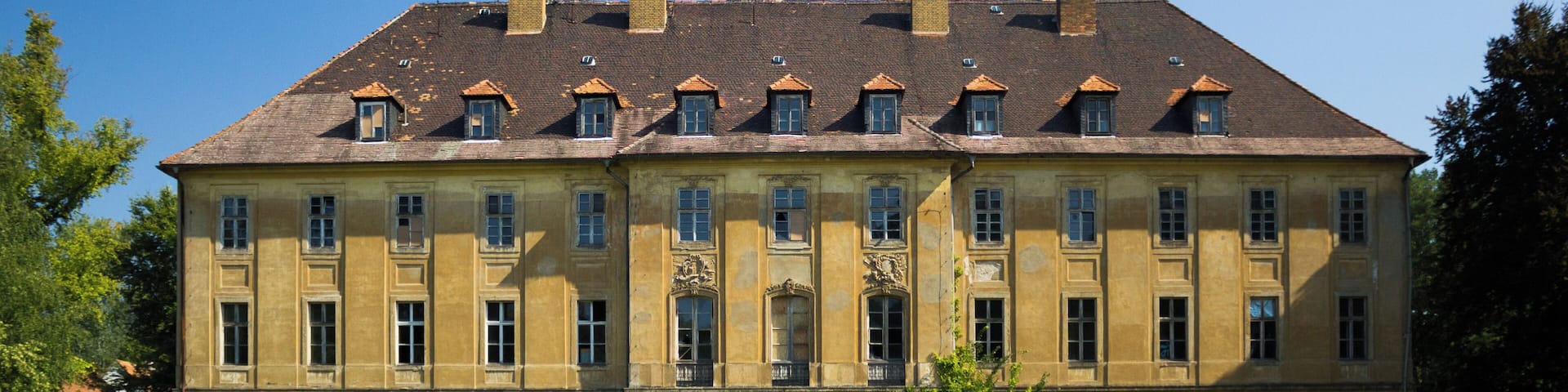 Schloss Uhyst - RĂŒckseite