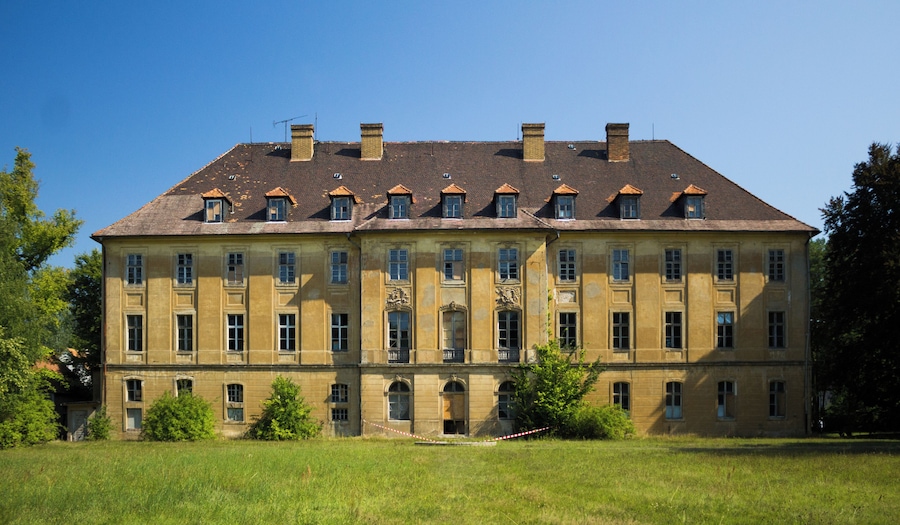 Schloss Uhyst - Rückseite