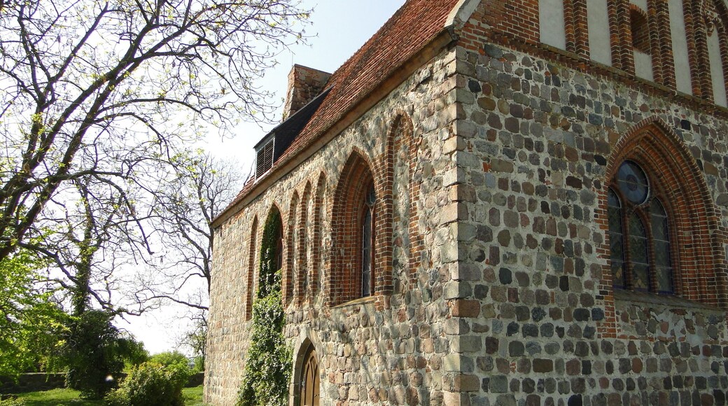 Church in Lindow, district Mecklenburg-Strelitz, Mecklenburg-Vorpommern, Germany