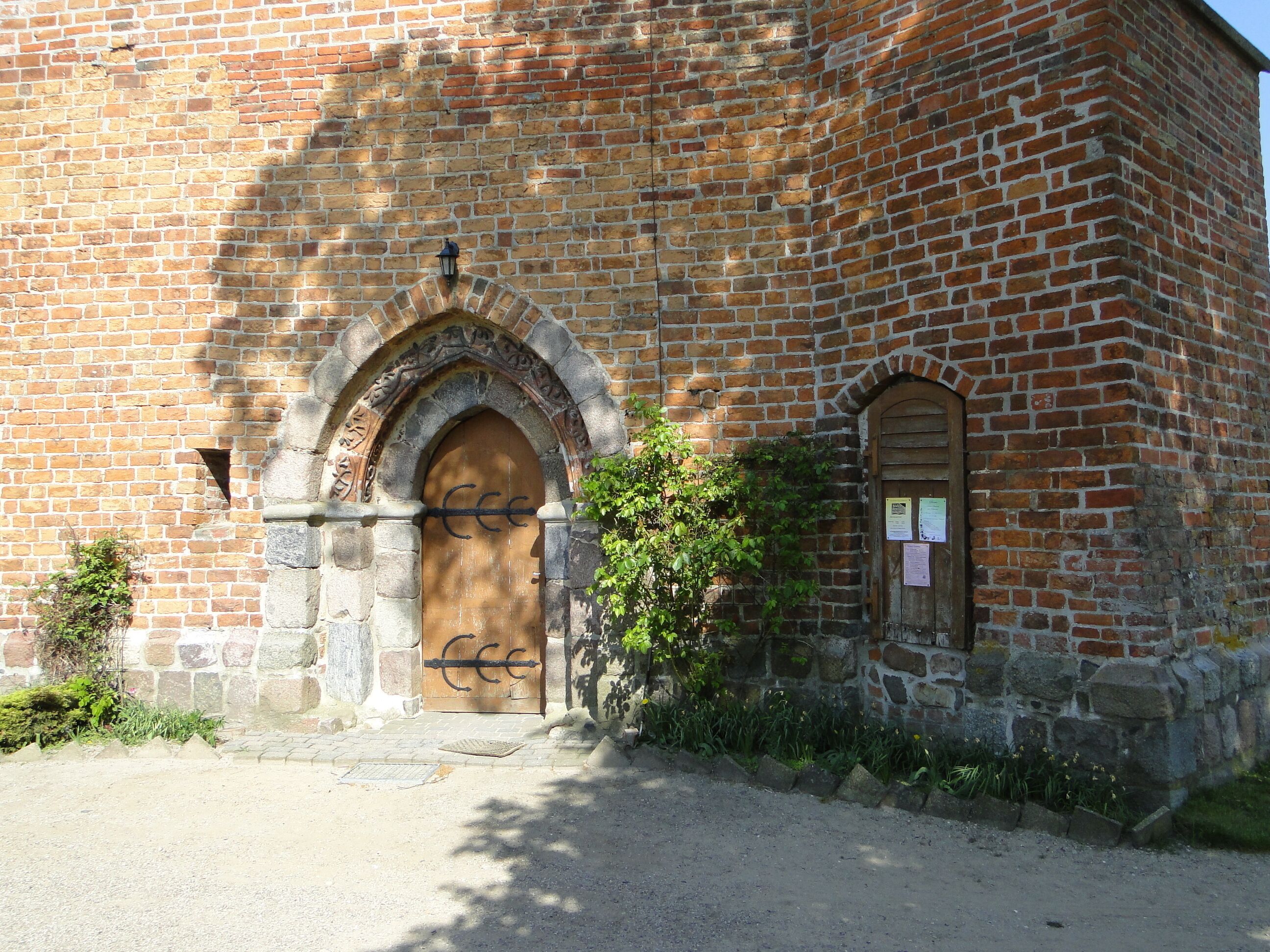 Church in Holzendorf, district Mecklenburg-Strelitz, Mecklenburg-Vorpommern, Germany