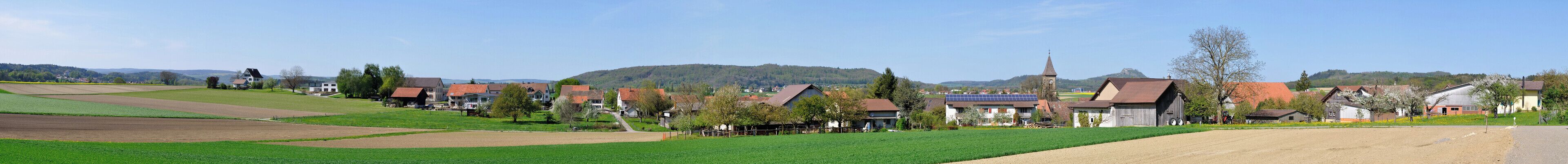 Switzerland, Canton of Schaffhausen, view of Buch