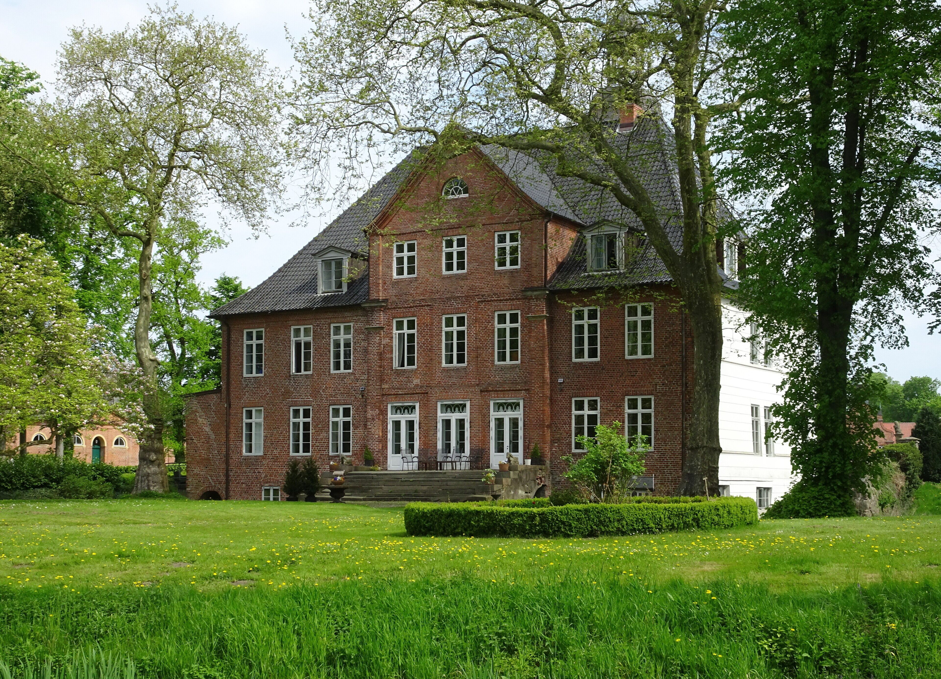 Gut Kletkamp, Parkfassade