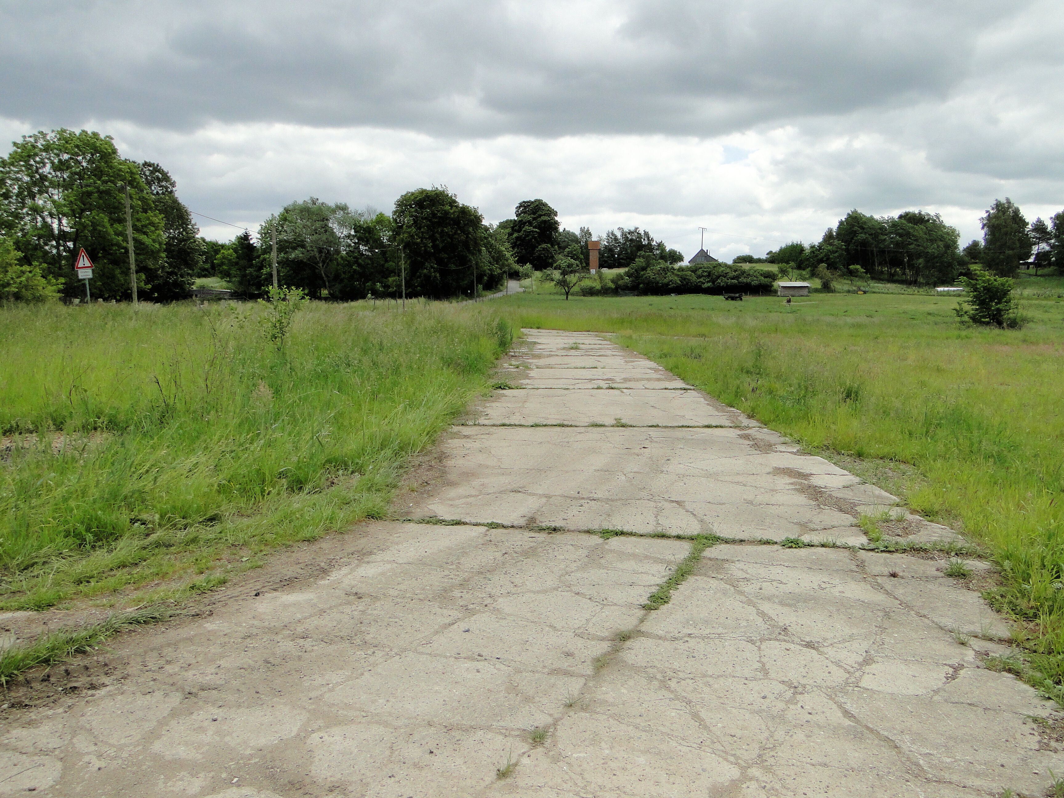 View of Dinnies, district Ludwigslust-Parchim, Mecklenburg-Vorpommern, Germany