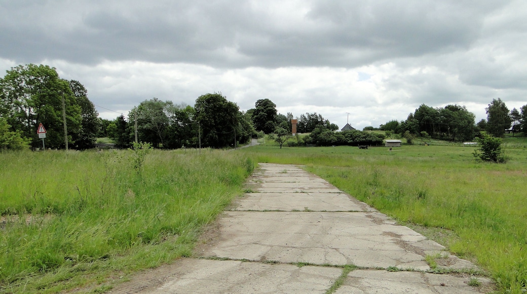 View of Dinnies, district Ludwigslust-Parchim, Mecklenburg-Vorpommern, Germany