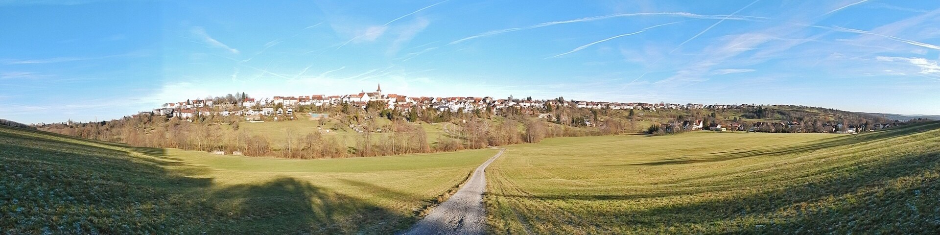 Blick auf Weil im Schönbuch