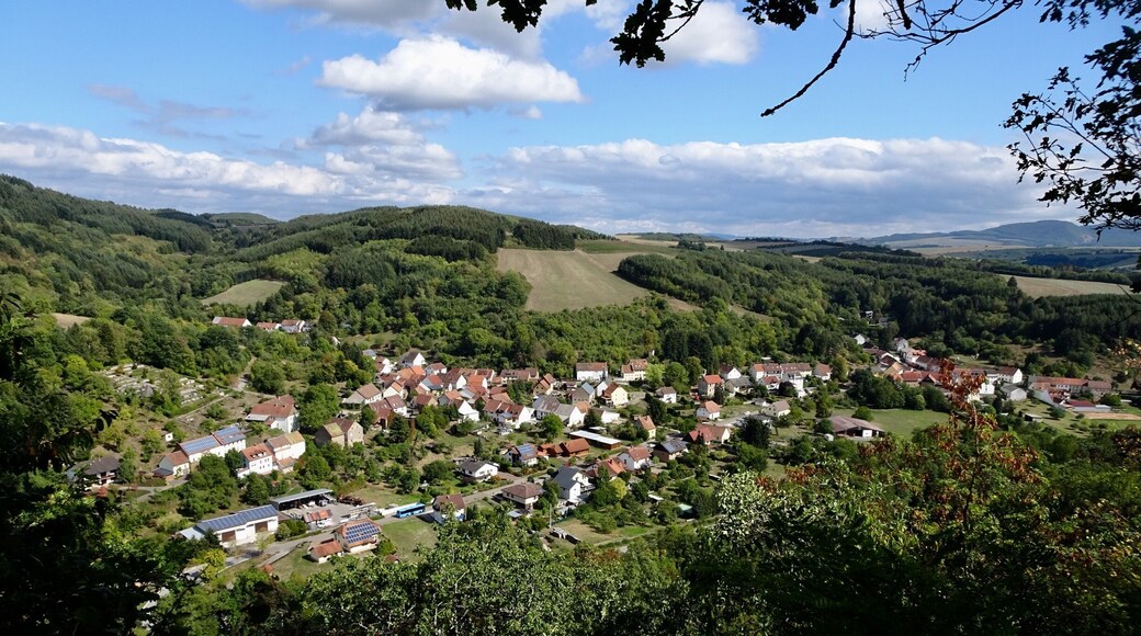 Palatinate village in late summer days.