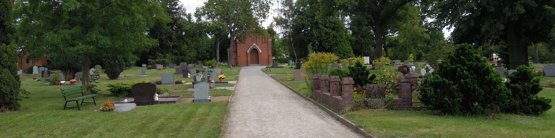Kapelle auf dem kommunalen Friedhof in Zahna