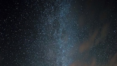 At a certain night in August, with a very late moon-rise, we headed out to a "Star Park" north-west of Berlin, where there is little light pollution to shoot the milky way.