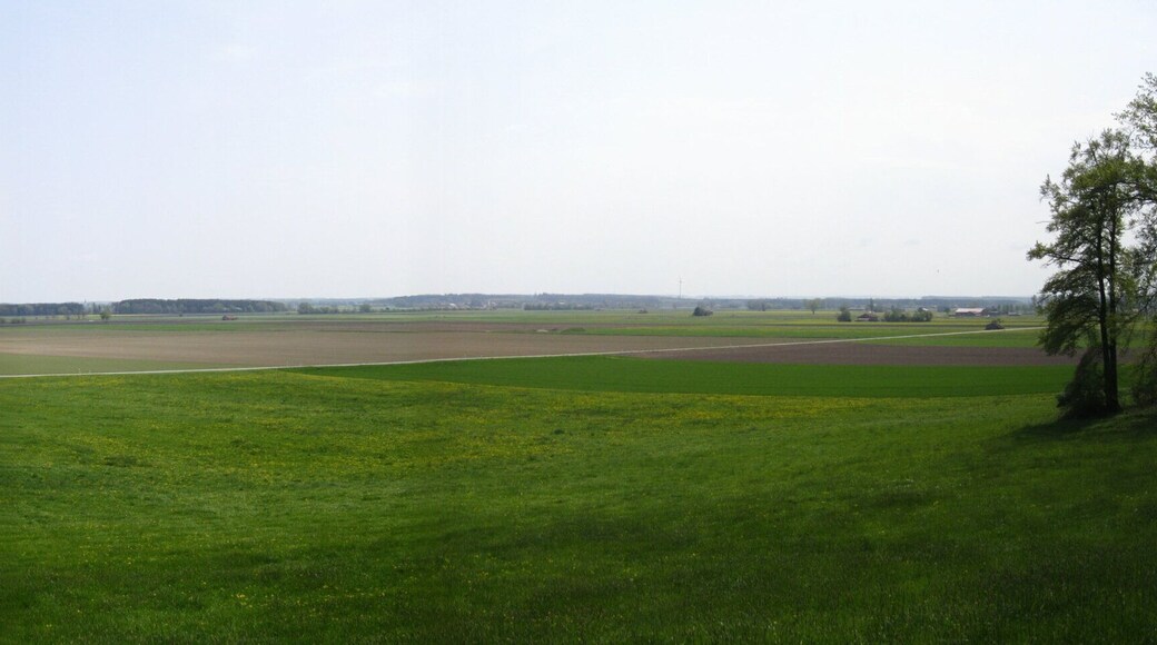 Panorama vom Heisteig zwischen Wiedergeltingen und Weicht bei Jengen mit Blickrichtung Ost
