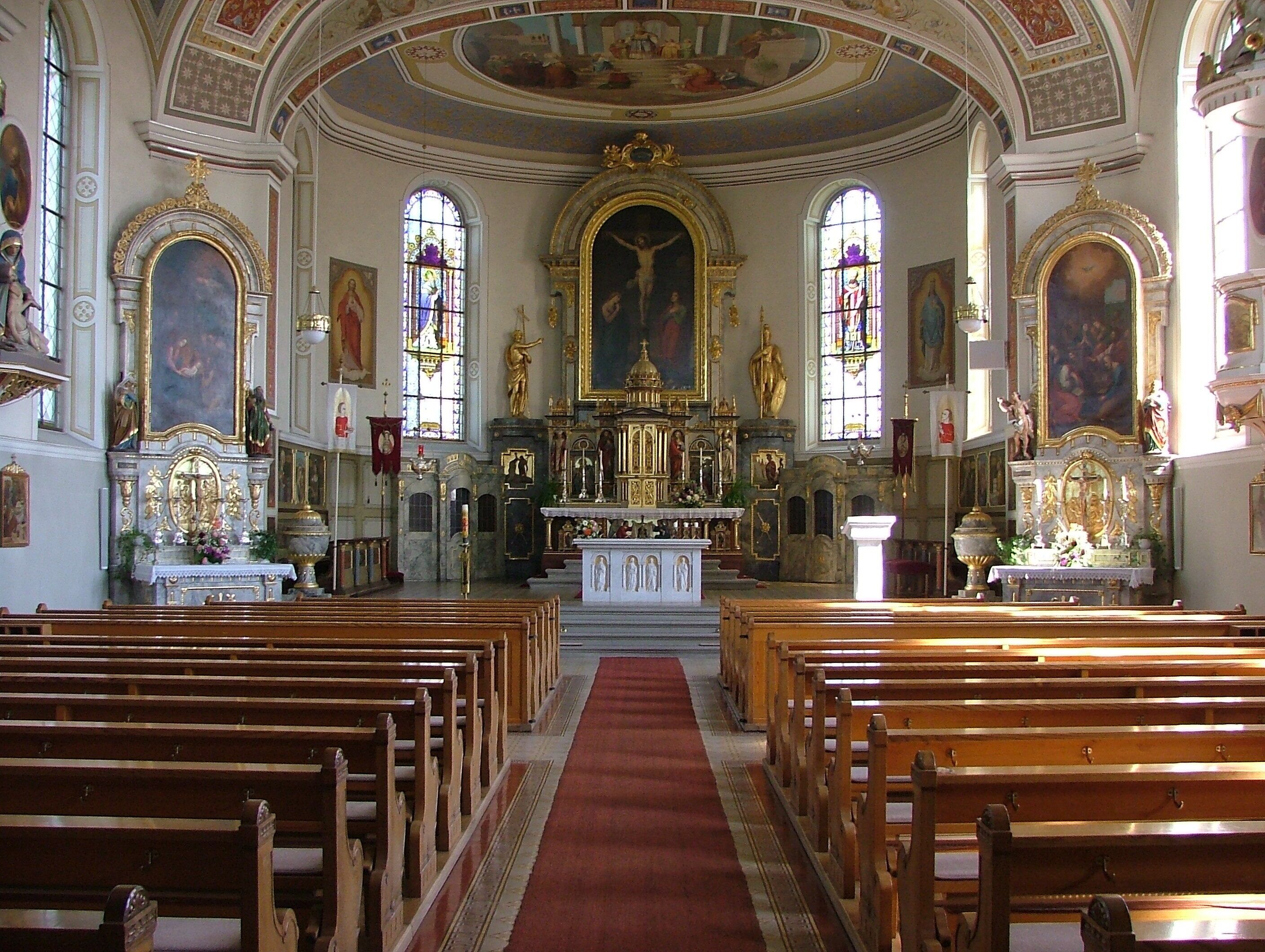 Christazhofen Kirche im prächtigen neuromanischen Stil