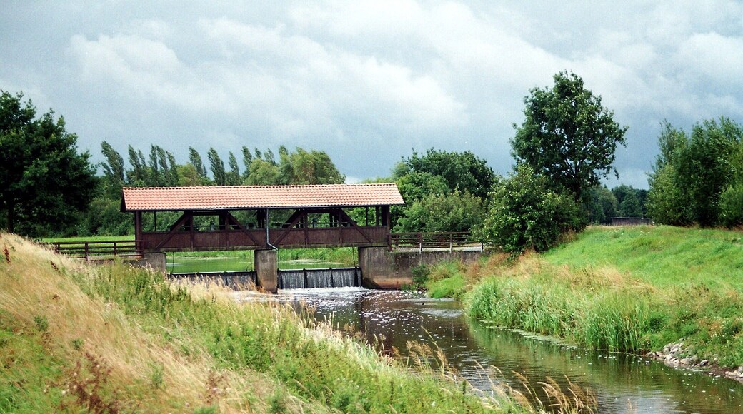 Grafhorst, weir of the Aller