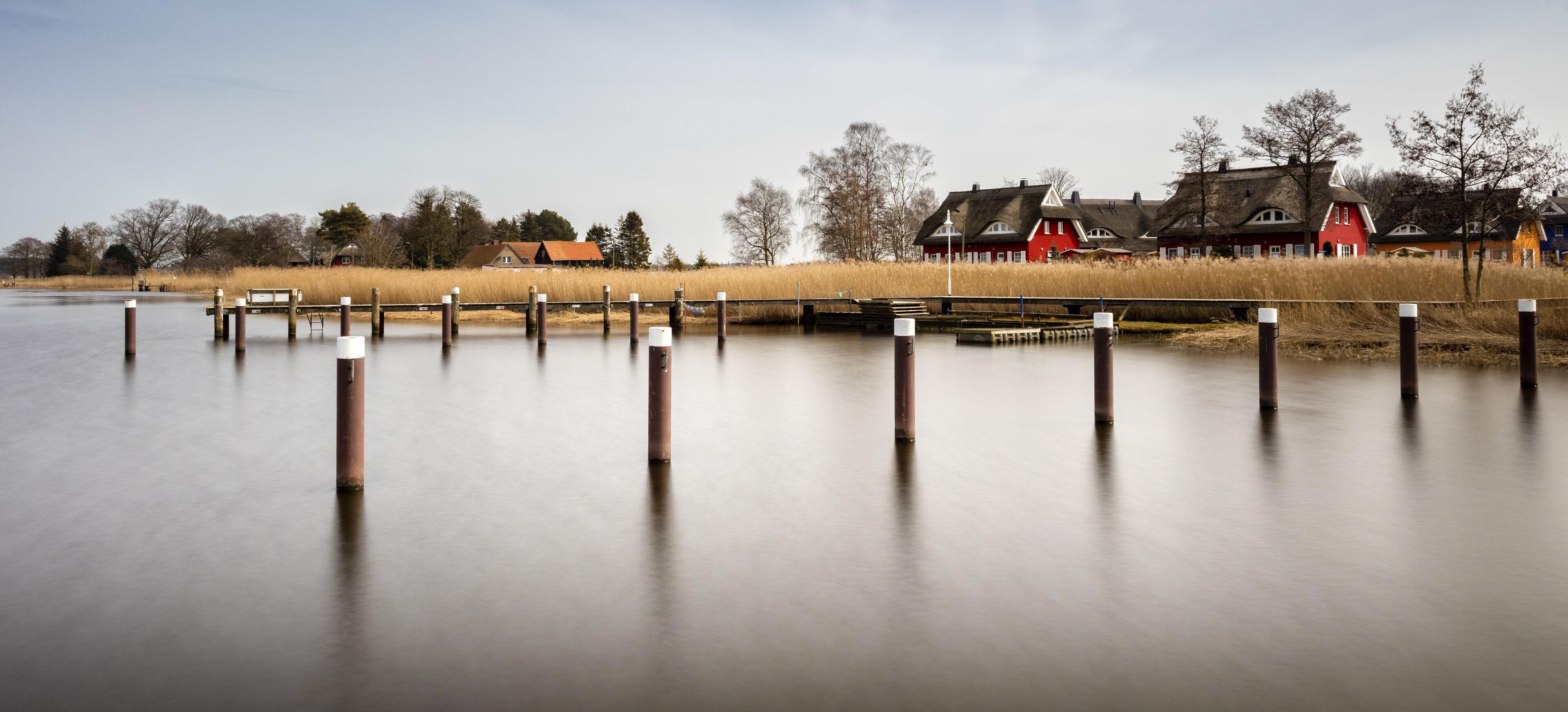 Boat dock, port of Prerow, Fischland-Zingst, Western Pomerania Lagoon Area National Park, Mecklenburg-Western Pomerania, Germany, Europe