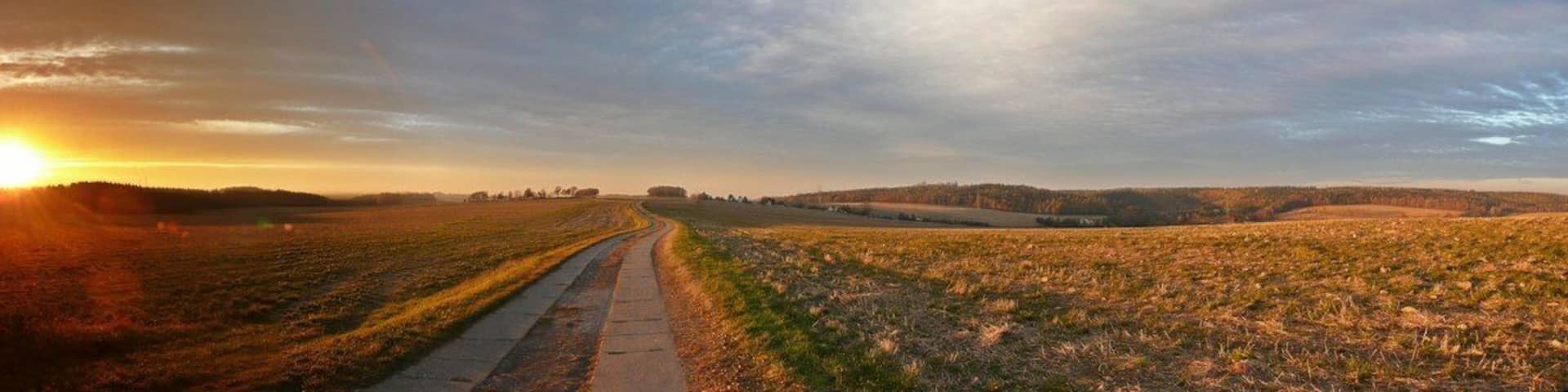 Feldweg nahe Colmnitz (Freiberger Land)