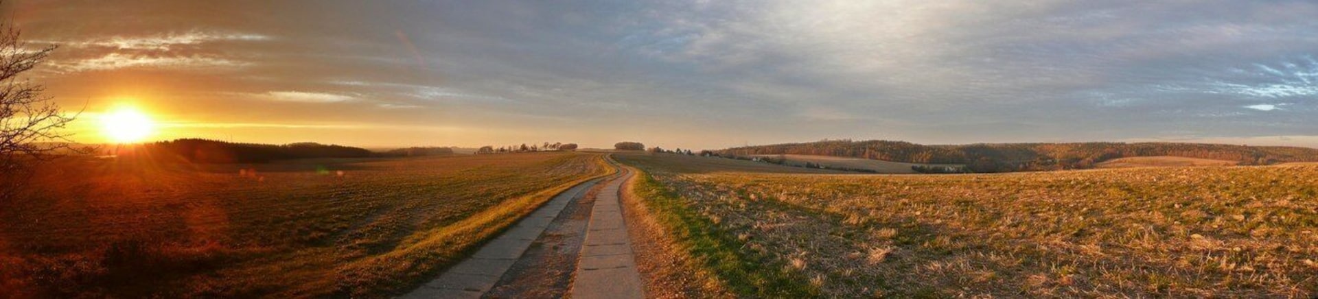 Feldweg nahe Colmnitz (Freiberger Land)